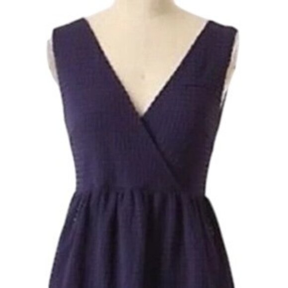 Ric Rac x Anthropologie Gingham Woven Eclectic Midi Dress Vintage Boho Feminine - Picture 11 of 16